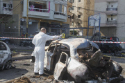 Suicide bomb attack, Beirut, Lebanon - 24 Jun 2014