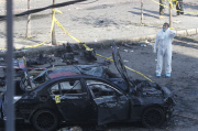 Suicide bomb attack, Beirut, Lebanon - 24 Jun 2014