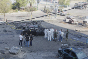 Suicide bomb attack, Beirut, Lebanon - 24 Jun 2014
