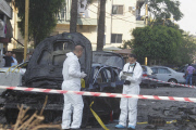 Suicide bomb attack, Beirut, Lebanon - 24 Jun 2014