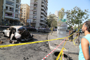 Suicide bomb attack, Beirut, Lebanon - 24 Jun 2014