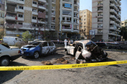 Suicide bomb attack, Beirut, Lebanon - 24 Jun 2014