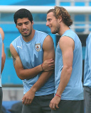 2014 FIFA World Cup, Group D, Italy v Uruguay - Uruguay Training and Press Conference, Estádio Arena das Dunas, Natal, Brazil - 23 Jun 2014