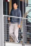 *EXCLUSIVE* Ashton Kutcher arrives at his Beverly Hills office