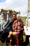 Vivienne westwood supports grow wild at glastonbury, Britain, June 2014