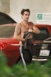 *EXCLUSIVE* Colin Farrell goes topless in Weho