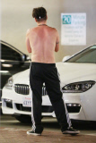 *EXCLUSIVE* Colin Farrell goes topless in Weho