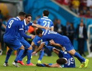 2014 FIFA World Cup, Round of 16, Costa Rica v Greece, Arena Pernambuco, Recife, Brazil - 29 Jun 2014