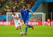 2014 FIFA World Cup, Round of 16, Costa Rica v Greece, Arena Pernambuco, Recife, Brazil - 29 Jun 2014