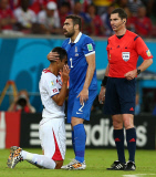 2014 FIFA World Cup, Round of 16, Costa Rica v Greece, Arena Pernambuco, Recife, Brazil - 29 Jun 2014