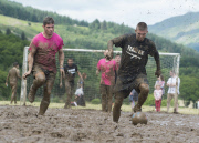 Swamp Soccer World Cup, Dunoon, Scotland, Britain - 30 Jun 2014