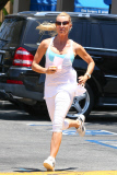 *EXCLUSIVE* Nicollette Sheridan shows off her great body in jogging attire!