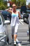 *EXCLUSIVE* Nicollette Sheridan shows off her great body in jogging attire!