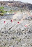 World's biggest underground trampoline set to open in snowdonia, Britain, June 2014