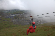 World's biggest underground trampoline set to open in snowdonia, Britain, June 2014