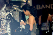 The Kardashians visit their Hamptons Dash boutique
