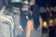 The Kardashians visit their Hamptons Dash boutique