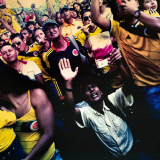 Photos capture colombian fans excitement as they continue to impress in world cup, Colombia, July 2014