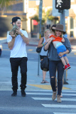 *EXCLUSIVE* Hilary Duff and Mike Comrie have a family day with Luca