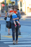 *EXCLUSIVE* Hilary Duff and Mike Comrie have a family day with Luca