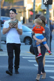 *EXCLUSIVE* Hilary Duff and Mike Comrie have a family day with Luca