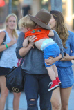 *EXCLUSIVE* Hilary Duff and Mike Comrie have a family day with Luca