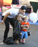 *EXCLUSIVE* Hilary Duff and Mike Comrie have a family day with Luca - Part 2