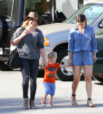 *EXCLUSIVE* Hilary Duff and Mike Comrie have a family day with Luca - Part 2