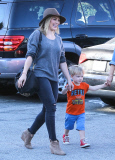 *EXCLUSIVE* Hilary Duff and Mike Comrie have a family day with Luca - Part 2