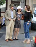 Woody Allen and Soon-Yi Previn leaving La Caprice Restaurant, London, Britain - 03 Jul 2014