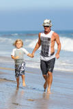 Gavin Rossdale rescues family dog at Rachel Zoes Malibu beach house
