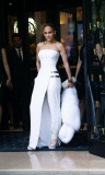 Jennifer Lopez leaves her hotel to attend Four seasons in Paris