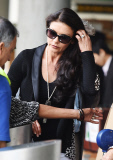 EXC - MICHAEL DOUGLAS AND CATHERINE ZETA JONES AT JFK AIRPORT IN NYC