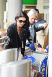 EXC - MICHAEL DOUGLAS AND CATHERINE ZETA JONES AT JFK AIRPORT IN NYC