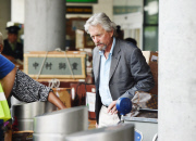 EXC - MICHAEL DOUGLAS AND CATHERINE ZETA JONES AT JFK AIRPORT IN NYC