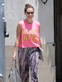Minnie Driver Leaving Earth Cafe 