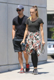 Joe Jonas and Blanda Eggenschwiler cross FedEx off their to do list