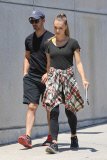 Joe Jonas and Blanda Eggenschwiler cross FedEx off their to do list