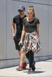Joe Jonas and Blanda Eggenschwiler cross FedEx off their to do list