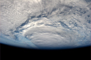 International Space Station astronaut Alexander Gerst pictures of Supertyphoon Neoguri - Jul 2014