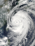 International Space Station astronaut Alexander Gerst pictures of Supertyphoon Neoguri - Jul 2014
