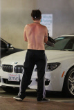 *EXCLUSIVE* Colin Farrell goes topless in Weho