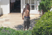 Joe Simpson soaks up the sun with a much younger man before Jessica's Wedding - Part 2