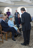 Queen Elizabeth II and Prince Philip visit Derbeyshire, Britain - 10 Jul 2014