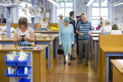 Queen Elizabeth II and Prince Philip visit Derbeyshire, Britain - 10 Jul 2014