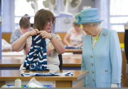 Queen Elizabeth II and Prince Philip visit Derbeyshire, Britain - 10 Jul 2014