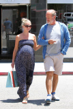 Kelsey Grammer and pregnant wife Kayte Walsh shop in Beverly Hills