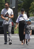 Exclusive... Pregnant Christina Aguilera & Family Go Mini Golfing 