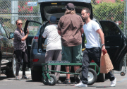 Exclusive... Natalie Portman & Family Stop By The Local Nursery 