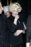 Christina Hendricks goes blonde for the night